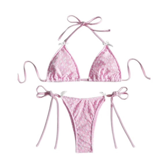 Pink Daisy Bikini - Picture 1 of 3